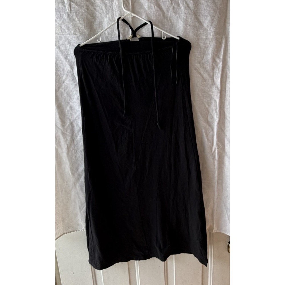 Old Navy Black Maxi Dress Small Sleeveless Halter Neck Casual